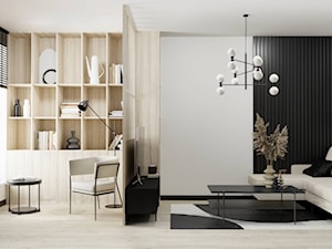 Projekt mieszkania - Jaśkowa Dolina w Gdańsku - Salon, styl nowoczesny - zdjęcie od Julia Podsiadło Design