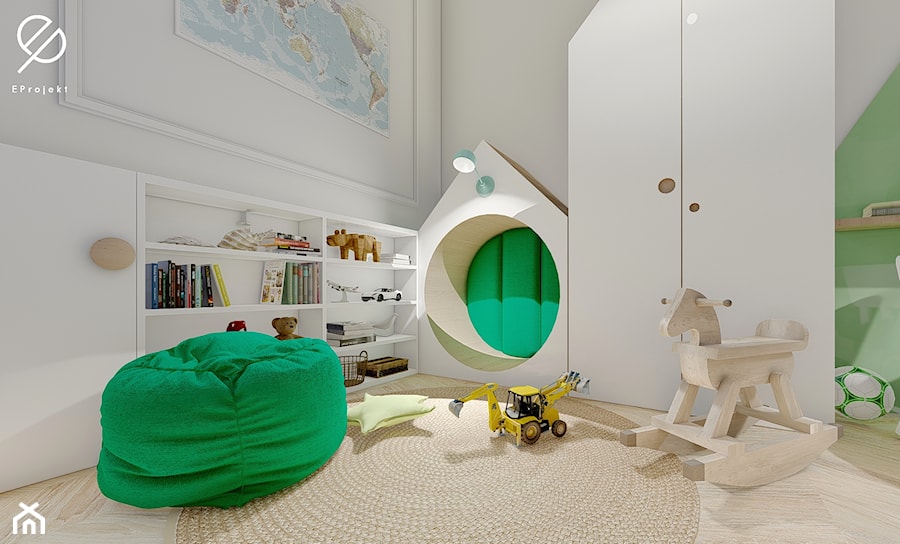 Pokój dziecięcy - kącik do zabawy - zdjęcie od EProjekt - architecture design