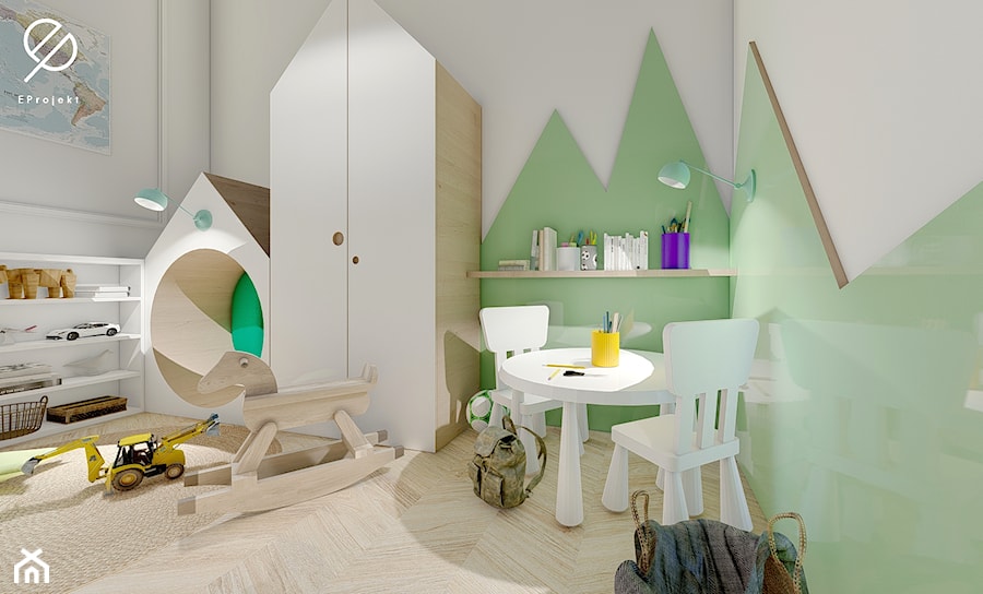 Pokój dziecięcy - kącik do zabawy i nauki - zdjęcie od EProjekt - architecture design