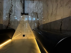 siedziska do saun z kompozytu mineralnego - zdjęcie od blaty.eu - producent wyrobów z solid surface