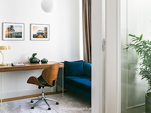 apartament w kamienicy w Lesznie - Biuro, styl nowoczesny - zdjęcie od MG Wnętrza Magdalena Gałach | Projektant wnętrz