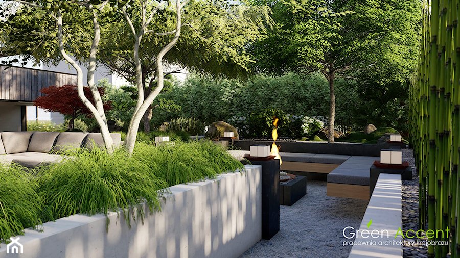 OGRÓD Z NUTĄ JAPONII - Ogród, styl nowoczesny - zdjęcie od Green Accent