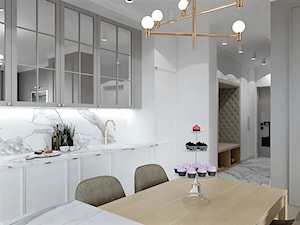 MODERN CALSSIC - beige & blue - Kuchnia, styl glamour - zdjęcie od Glam Interior