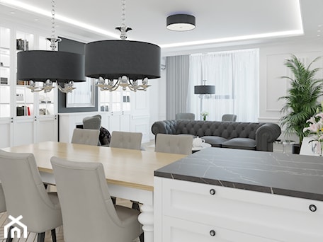 Aranżacje wnętrz - Salon: BLACK AND WHITE - Salon, styl glamour - Glam Interior . Przeglądaj, dodawaj i zapisuj najlepsze zdjęcia, pomysły i inspiracje designerskie. W bazie mamy już prawie milion fotografii!