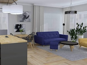 salon w mieszkaniu - zdjęcie od Projektowanie Wnętrz Bogusława Wawrzyniak
