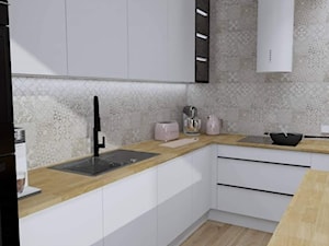 kuchnia mieszkanie - zdjęcie od Projektowanie Wnętrz Bogusława Wawrzyniak