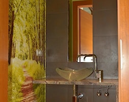 Leśna toaleta - zdjęcie od Projektowanie Wnętrz Bogusława Wawrzyniak - Homebook