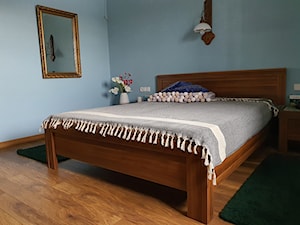 łóżko małżeńskie - zdjęcie od Projektowanie Wnętrz Bogusława Wawrzyniak