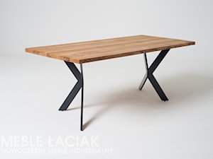Stół dębowy z litego drewna - zdjęcie od meble_laciak
