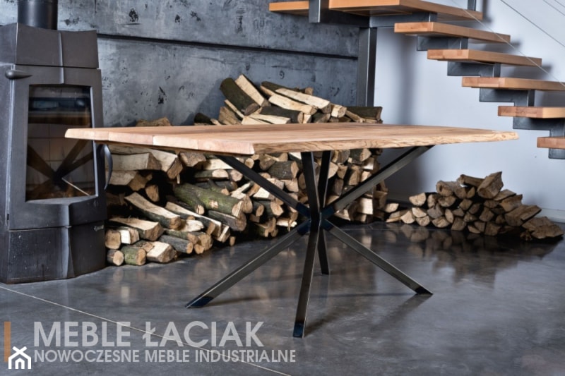 Stół dębowy nowoczesny - zdjęcie od meble_laciak