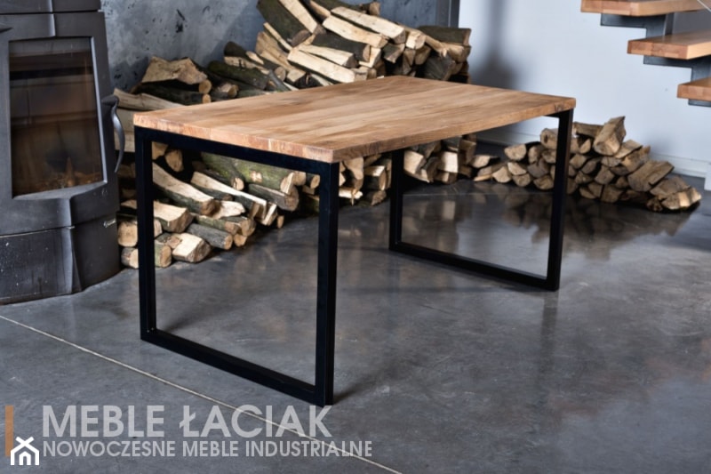 Klasyczny stół industrialny - zdjęcie od meble_laciak