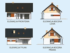 TRYPOLIS 2 dom mieszkalny z poddaszem użytkowym i garażem - zdjęcie od PRO ARTE Arkadiusz Woch, Krzysztof Biodrowicz