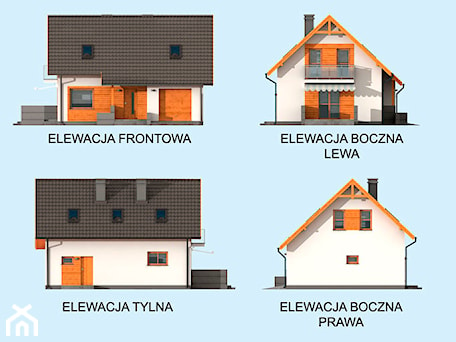 Aranżacje wnętrz - Domy: KATANIA 2 - elewacja - PRO ARTE Arkadiusz Woch, Krzysztof Biodrowicz. Przeglądaj, dodawaj i zapisuj najlepsze zdjęcia, pomysły i inspiracje designerskie. W bazie mamy już prawie milion fotografii!