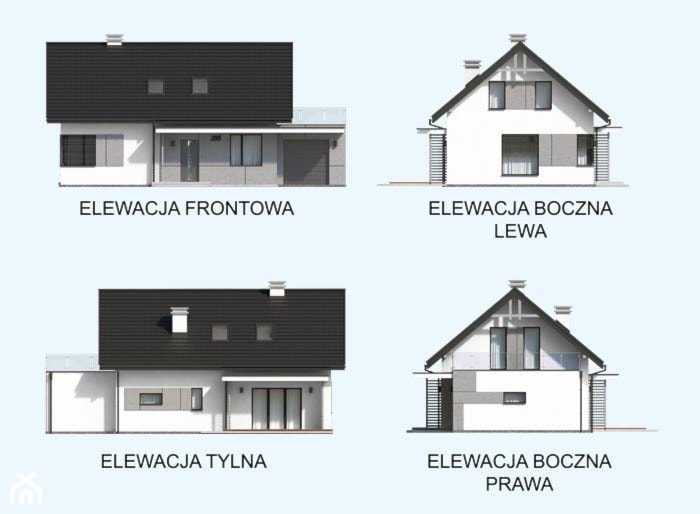 TRYPOLIS 3 dom mieszkalny z poddaszem użytkowym i garażem - zdjęcie od PRO ARTE Arkadiusz Woch, Krzysztof Biodrowicz