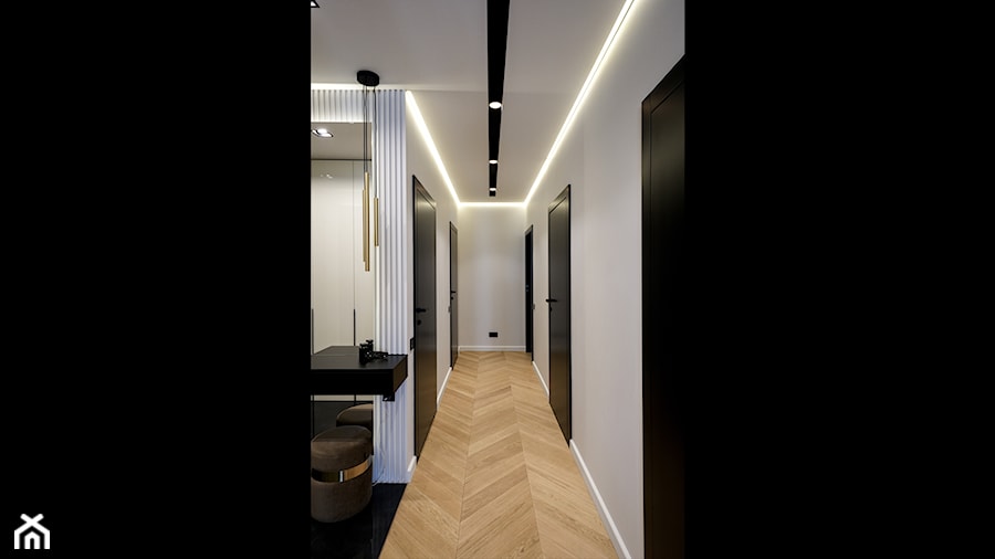 Apartament Wilanów - NAI 101 W - Hol / przedpokój, styl nowoczesny - zdjęcie od Mironowicz Design