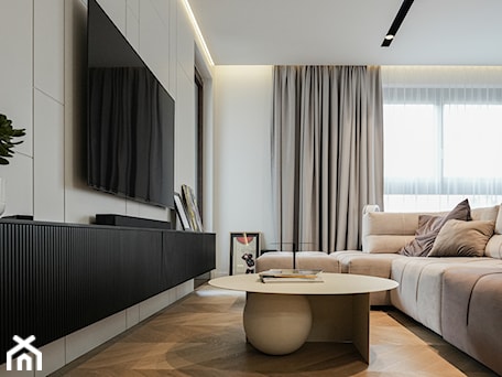 Aranżacje wnętrz - Salon: Apartament Wilanów - NAI 101 W - Salon, styl nowoczesny - Mironowicz Design. Przeglądaj, dodawaj i zapisuj najlepsze zdjęcia, pomysły i inspiracje designerskie. W bazie mamy już prawie milion fotografii!