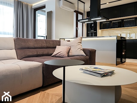 Aranżacje wnętrz - Salon: Apartament Wilanów - NAI 101 W - Salon, styl nowoczesny - Mironowicz Design. Przeglądaj, dodawaj i zapisuj najlepsze zdjęcia, pomysły i inspiracje designerskie. W bazie mamy już prawie milion fotografii!