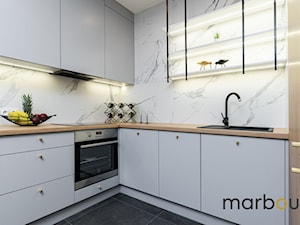 Mieszkanie Lema - Kuchnia, styl nowoczesny - zdjęcie od Pracownia MARBOU