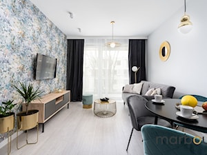 Mieszkanie Lema - Salon, styl nowoczesny - zdjęcie od Pracownia MARBOU