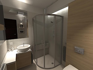 kabina prysznicowa i umywalka - zdjęcie od domolka.pl