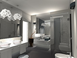 duża łazienka z naturalnym oświetleniem