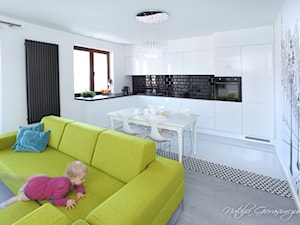 Apartament Wagnera - Kuchnia, styl nowoczesny - zdjęcie od NATALIA GIERASIMCZUK - ARCHITEKT WNĘTRZ