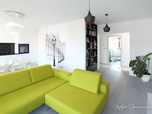 Apartament Wagnera - Salon, styl nowoczesny - zdjęcie od NATALIA GIERASIMCZUK - ARCHITEKT WNĘTRZ