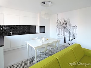 Apartament Wagnera - Kuchnia, styl nowoczesny - zdjęcie od NATALIA GIERASIMCZUK - ARCHITEKT WNĘTRZ