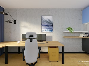 Loftowe biuro - zdjęcie od Lekka Forma - pracownia projektowa