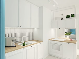 Skandynawska biała kuchnia - zdjęcie od Lekka Forma - pracownia projektowa