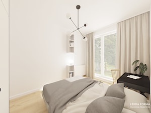 Jasna sypialnia - zdjęcie od Lekka Forma - pracownia projektowa