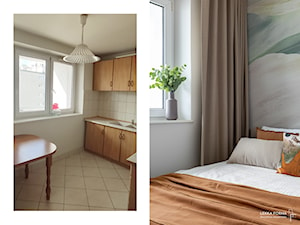 Sypialnia w kuchni - zdjęcie od Lekka Forma - pracownia projektowa
