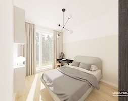 Zielone łóżko - zdjęcie od Lekka Forma - pracownia projektowa - Homebook
