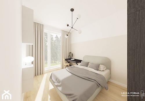 Zielone łóżko - zdjęcie od Lekka Forma - pracownia projektowa
