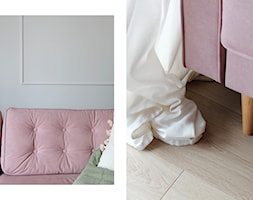 Różowa kanapa - zdjęcie od Lekka Forma - pracownia projektowa - Homebook