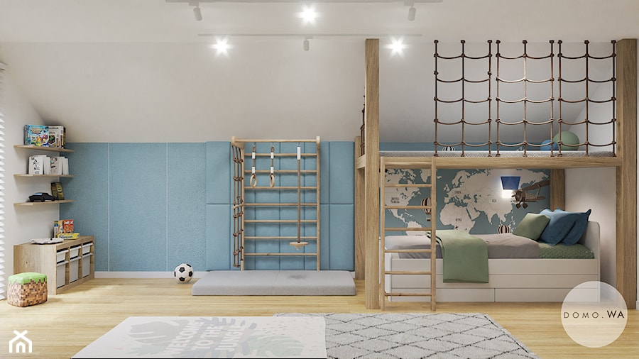 Dom w Niemczy (Dolny Śląsk) - Pokój dziecka, styl nowoczesny - zdjęcie od Domo.WA Pracownia Architektury Wnętrz