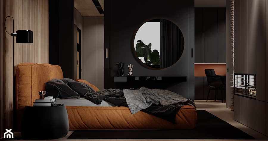 ŁÓDŹ T2 - Sypialnia, styl nowoczesny - zdjęcie od MB-KWADRAT