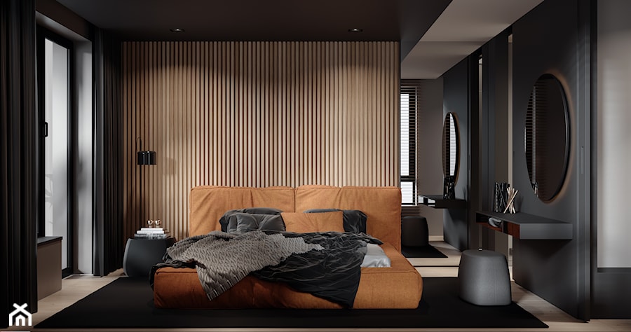 ŁÓDŹ T2 - Sypialnia, styl nowoczesny - zdjęcie od MB-KWADRAT