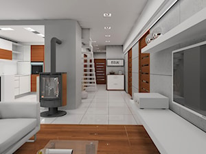 Wnętrza domu modelowego 3 - Hol / przedpokój, styl nowoczesny - zdjęcie od Blanka4design