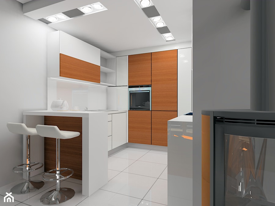 Wnętrza domu modelowego 3 - Kuchnia, styl nowoczesny - zdjęcie od Blanka4design