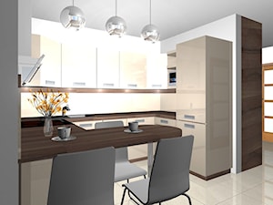 kuchnia i łazienka w mieszkaniu dla studenta - Kuchnia, styl tradycyjny - zdjęcie od Blanka4design