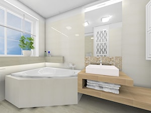 Projekt łazienki na piętrze - Łazienka, styl minimalistyczny - zdjęcie od Blanka4design