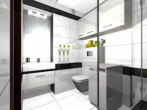 Projekt kuchni i łazienki w mieszkaniu w Warszawie - Łazienka, styl nowoczesny - zdjęcie od Blanka4design