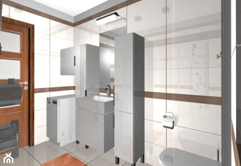 kuchnia i łazienka w mieszkaniu dla studenta - Łazienka, styl tradycyjny - zdjęcie od Blanka4design - Homebook
