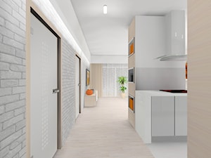 Wnętrza domu modelowego 2 - Hol / przedpokój, styl minimalistyczny - zdjęcie od Blanka4design
