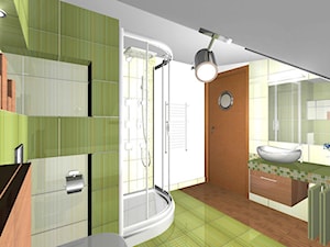 łazienki i poddasze w domu jednorodzinnym w Katowicach - Łazienka, styl tradycyjny - zdjęcie od Blanka4design