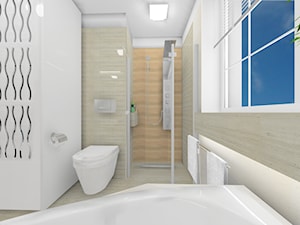 Projekt łazienki na piętrze - Łazienka, styl minimalistyczny - zdjęcie od Blanka4design
