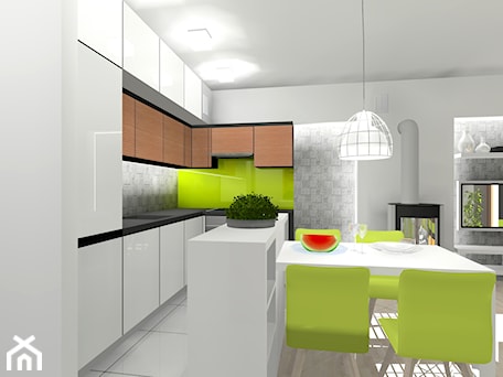 Aranżacje wnętrz - Kuchnia: Wnętrza domu modelowego 4 - Kuchnia, styl nowoczesny - Blanka4design. Przeglądaj, dodawaj i zapisuj najlepsze zdjęcia, pomysły i inspiracje designerskie. W bazie mamy już prawie milion fotografii!