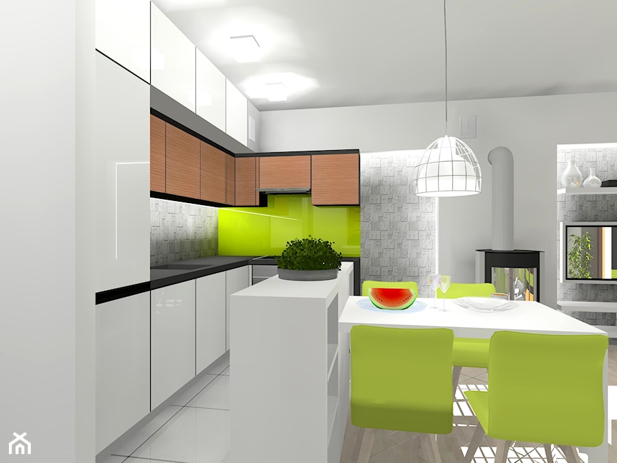 Wnętrza domu modelowego 4 - Kuchnia, styl nowoczesny - zdjęcie od Blanka4design