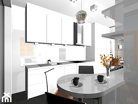 Aranżacje wnętrz - Kuchnia: wnętrze domu modułowego - Blanka4design. Przeglądaj, dodawaj i zapisuj najlepsze zdjęcia, pomysły i inspiracje designerskie. W bazie mamy już prawie milion fotografii!